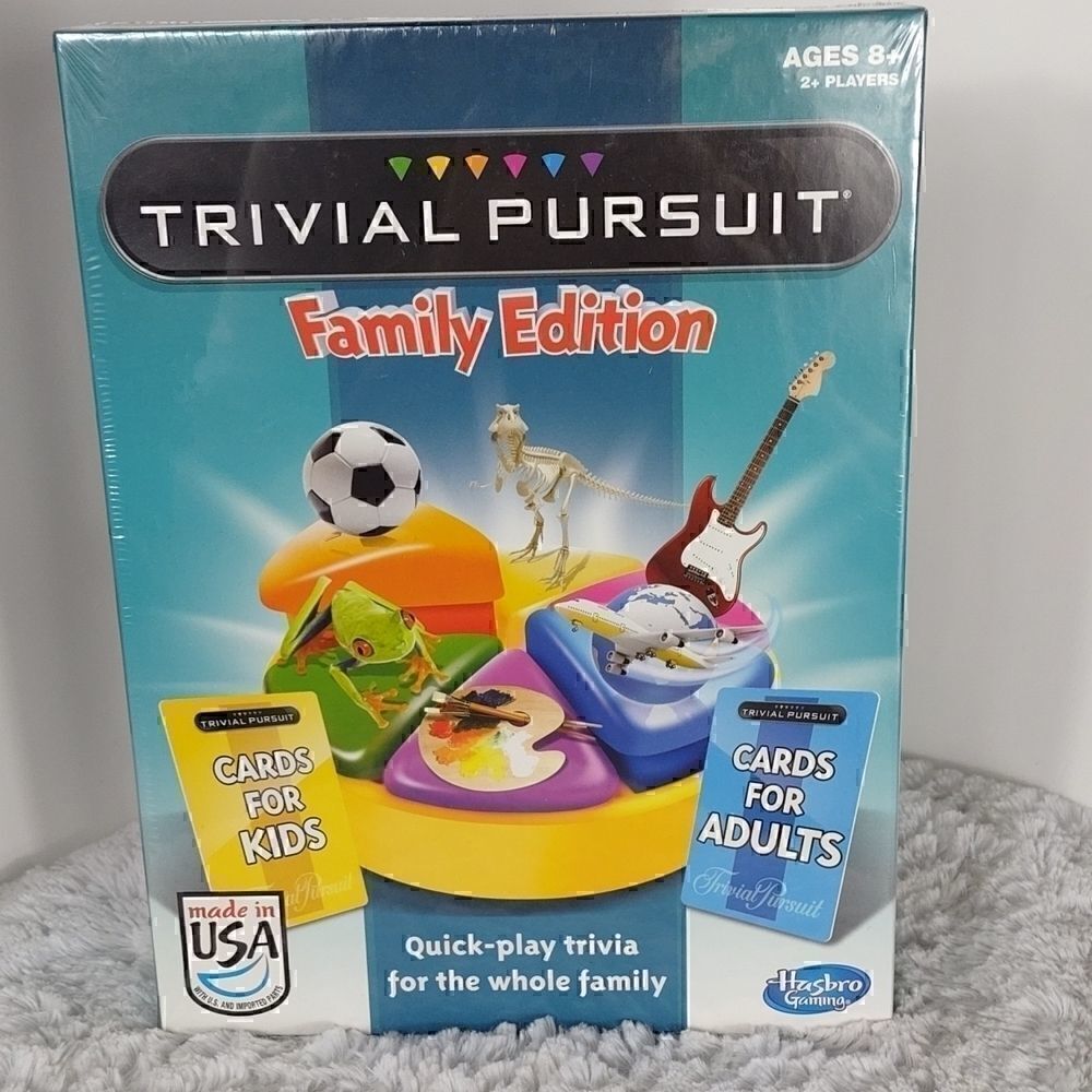 NIB Vtg. 1981 Hasbro Trivial Pursuit Family Edition